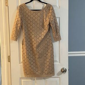 Women’s Gold Cocktail Dress